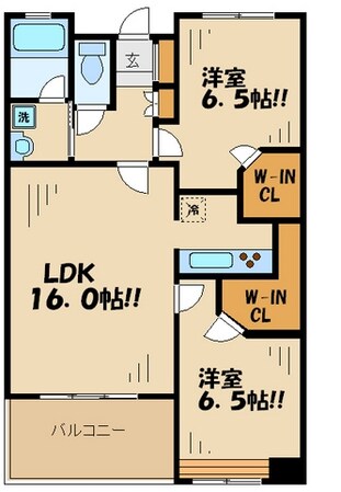 ドゥーエ芦花公園の物件間取画像